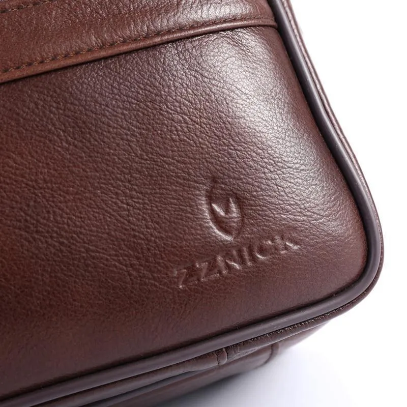 Herren Messenger Bags Luxus Echtleder Herren Tasche Designer Hochwertige Umhängetasche Casual Reißverschluss Bürotaschen für Männer
