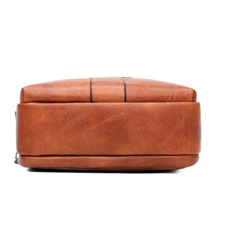 Herren Messenger Bags 2er Set Crossbody Business Casual Handtasche Männlich Spliter Leder Umhängetasche Große Kapazität