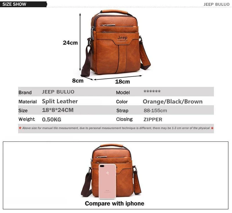 Herren Messenger Bags 2er Set Crossbody Business Casual Handtasche Männlich Spliter Leder Umhängetasche Große Kapazität