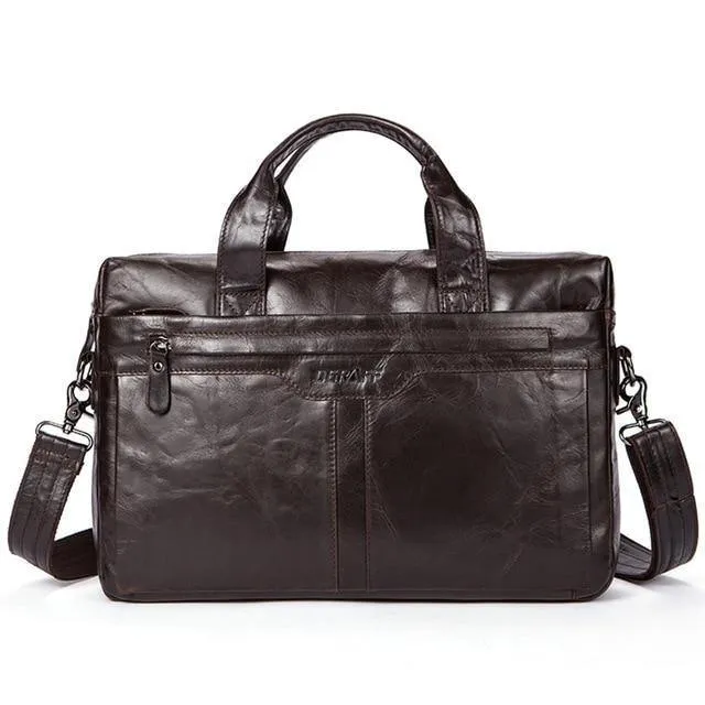 Echtes Leder Herren Tasche Handtaschen Aktentaschen Schultertaschen Laptop Tote Tasche Männer Crossbody Messenger Bags Handtaschen Designer