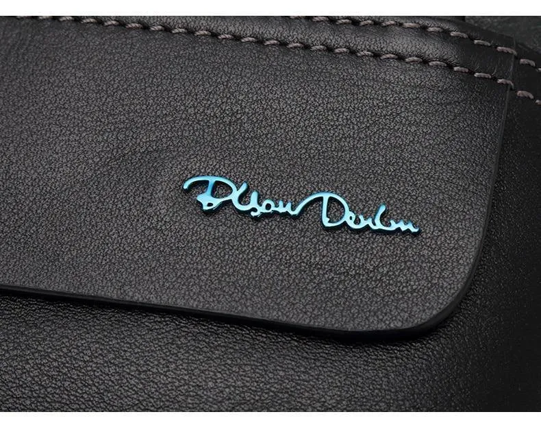Leder Umhängetasche Ipad Herren Tasche Reißverschluss Männer Messenger Bag Casual Männliche Schultertasche N2749-1B