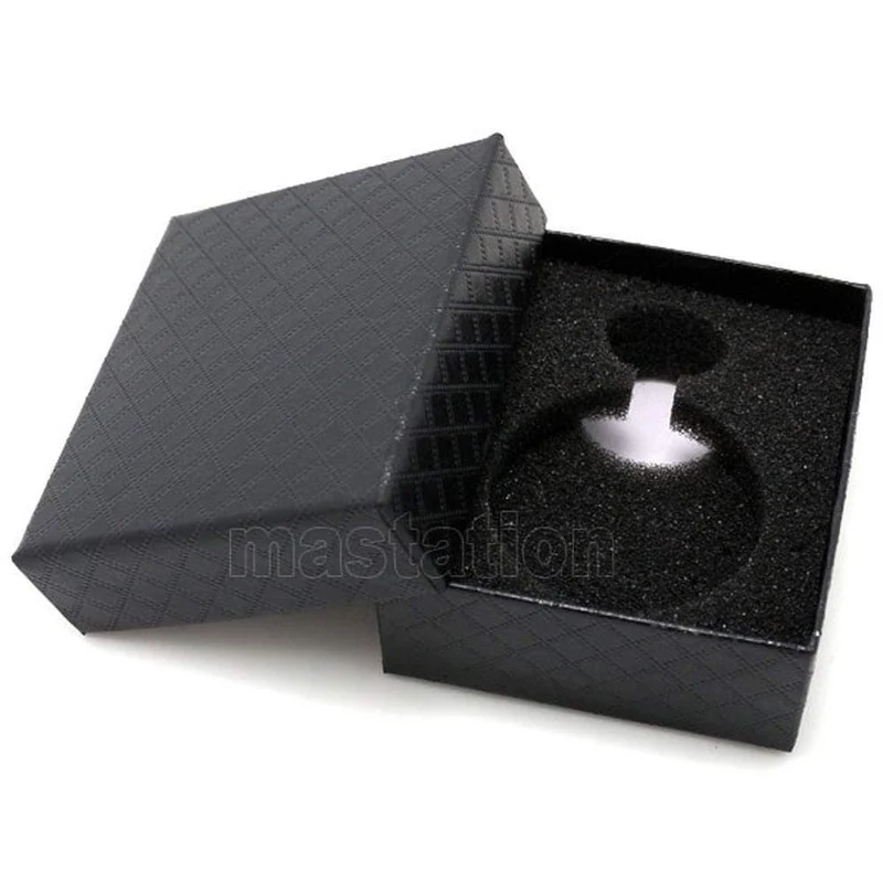 Retro Black Smooth Quartz Einzigartige gravierte Custom LOVE Taschenuhr mit 30cm Ketten Geschenkbox