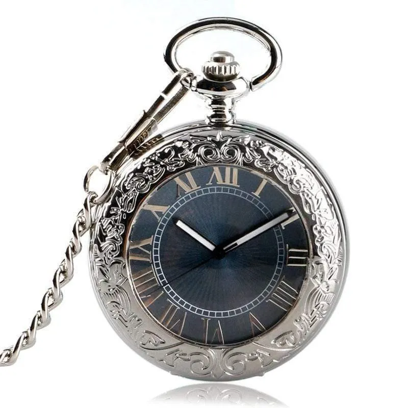Uhr Männer Relogio Digital Steampunk Taschenuhr Uhr Vintage Selbst Wind Stilvolle Graues Zifferblatt Automatische Mechanische