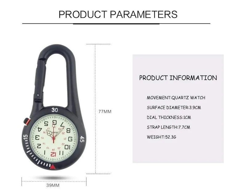 Clip Taschenuhr für Krankenschwester Fob medizinische Sportuhren Vintage Uhr Bergsteigen Sportgeräte Dropshipping