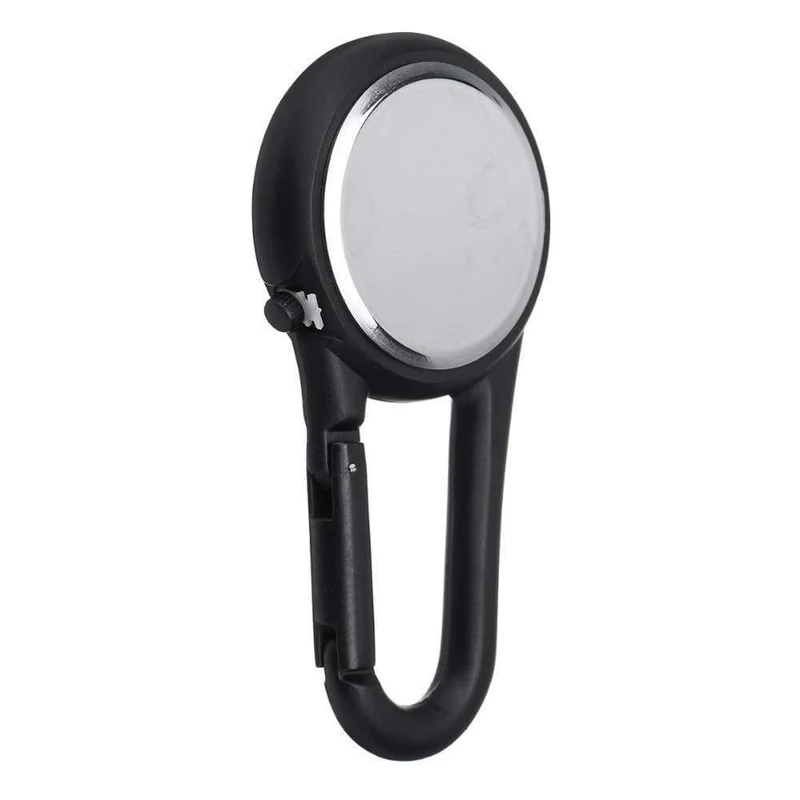 Outdoor Sport Taschenuhr Männer Frauen Mini Runden Zifferblatt Arabische Zahlen Krankenschwestern Quarz Analog Clip Karabinerhaken Uhr