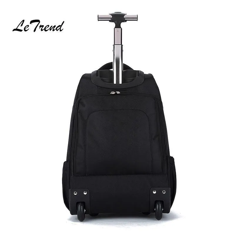 Business Oxford Reisetasche Männer Große Kapazität Rucksack Frauen Roll Gepäck Trolley Fall Tragen Auf Rädern Koffer
