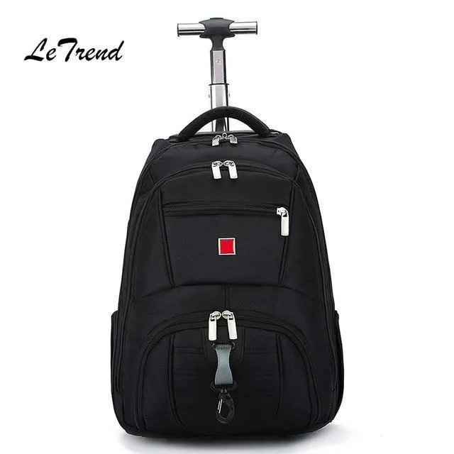 Business Oxford Reisetasche Männer Große Kapazität Rucksack Frauen Roll Gepäck Trolley Fall Tragen Auf Rädern Koffer
