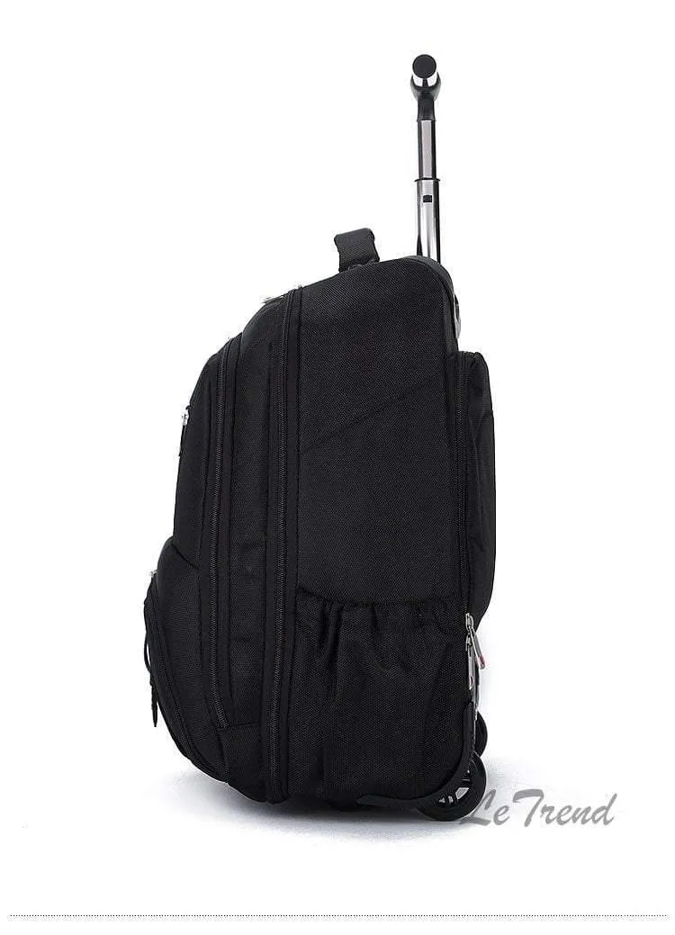 Business Oxford Reisetasche Männer Große Kapazität Rucksack Frauen Roll Gepäck Trolley Fall Tragen Auf Rädern Koffer