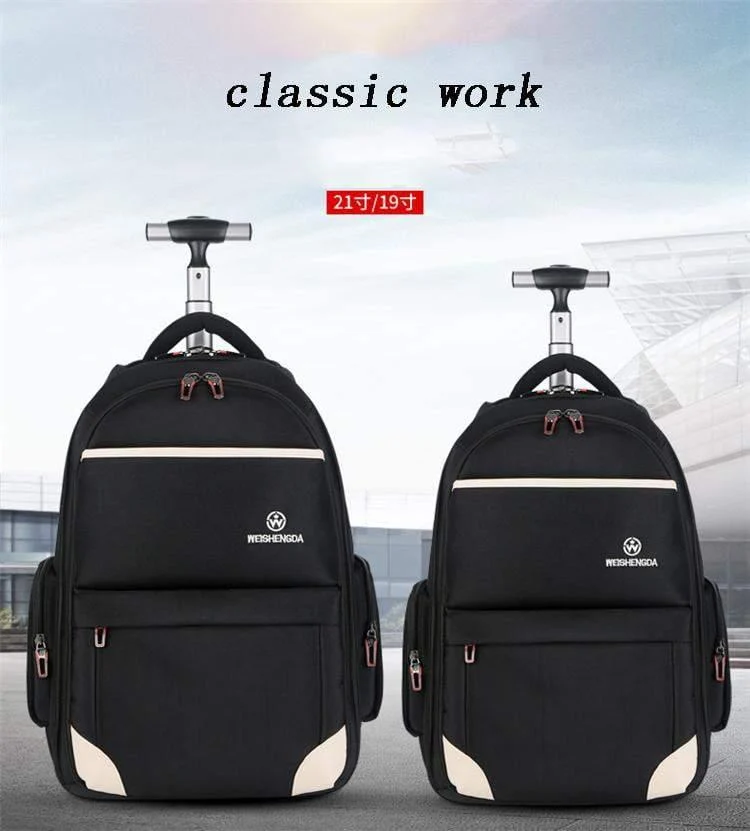 Oxford Trolley Reiserucksack Handgepäck Koffertaschen auf Rädern Unisex-Reisetasche WSD-12911