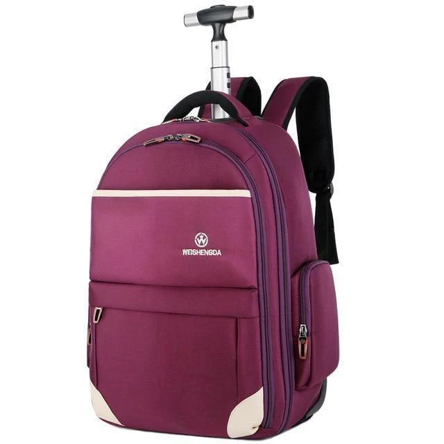 Oxford Trolley Reiserucksack Handgepäck Koffertaschen auf Rädern Unisex-Reisetasche WSD-12911