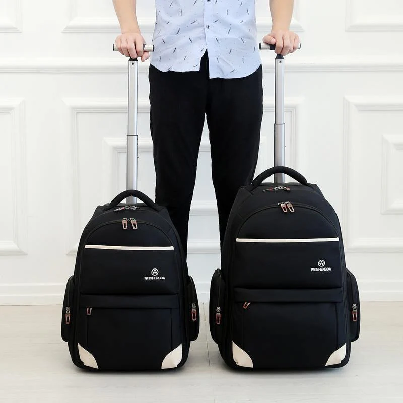 Oxford Trolley Reiserucksack Handgepäck Koffertaschen auf Rädern Unisex-Reisetasche WSD-12911