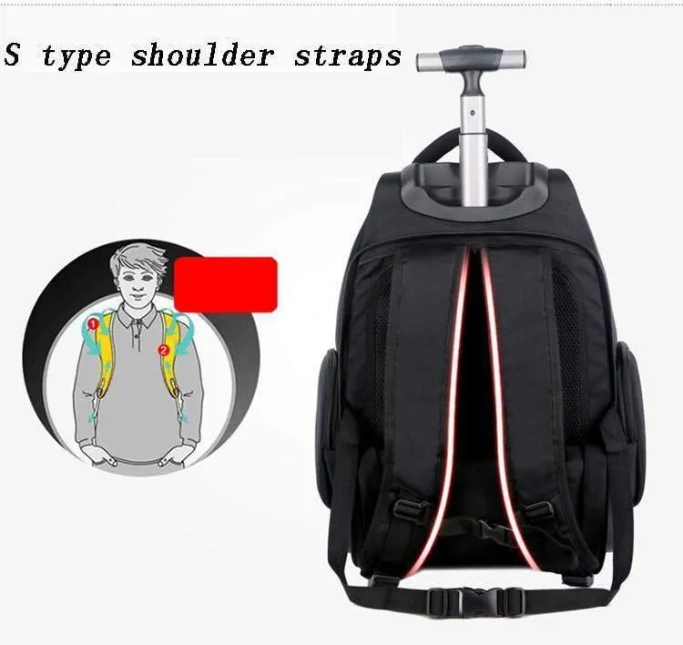 Oxford Trolley Reiserucksack Handgepäck Koffertaschen auf Rädern Unisex-Reisetasche WSD-12911