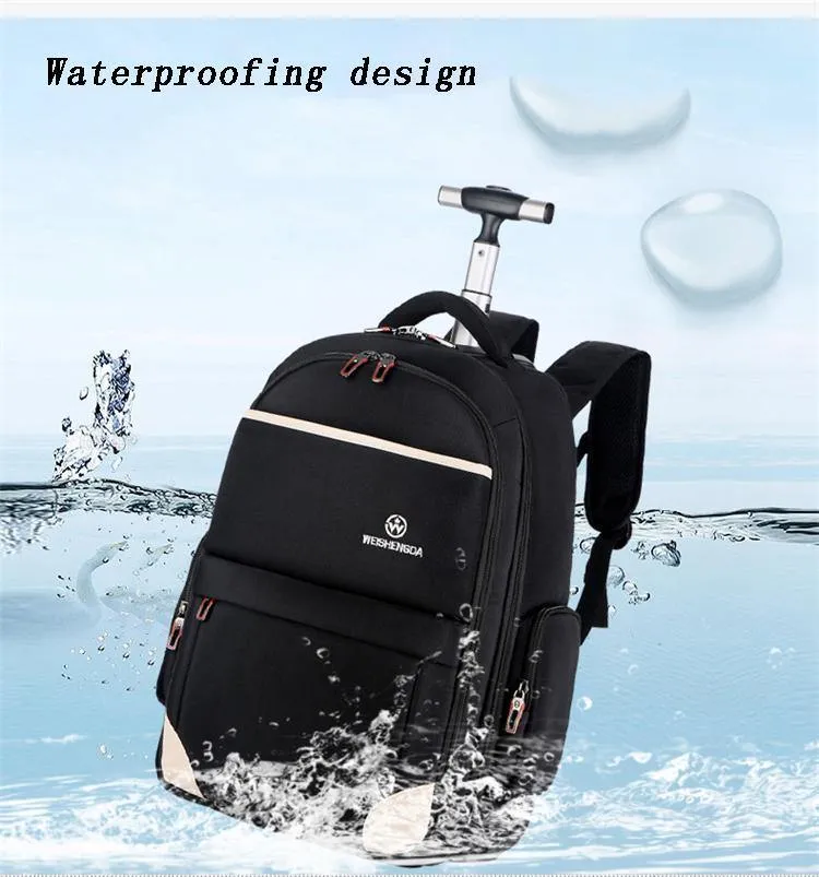 Oxford Trolley Reiserucksack Handgepäck Koffertaschen auf Rädern Unisex-Reisetasche WSD-12911