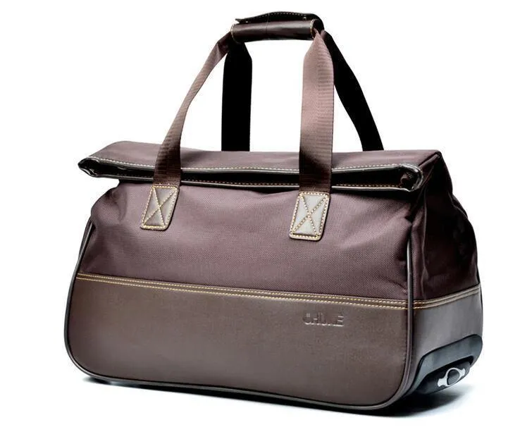 20 Zoll Gepäck Taschen Trolley Reisetasche auf Rädern für Frauen Männer Koffer auf Rädern Travel Duffle Cabin Travel Rolling Baggage Taschen