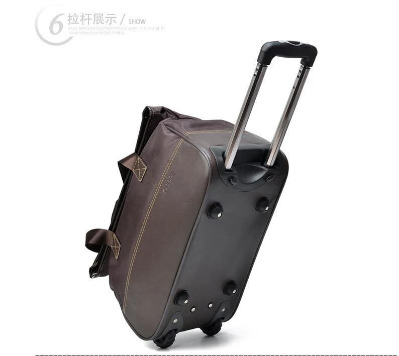 20 Zoll Gepäck Taschen Trolley Reisetasche auf Rädern für Frauen Männer Koffer auf Rädern Travel Duffle Cabin Travel Rolling Baggage Taschen