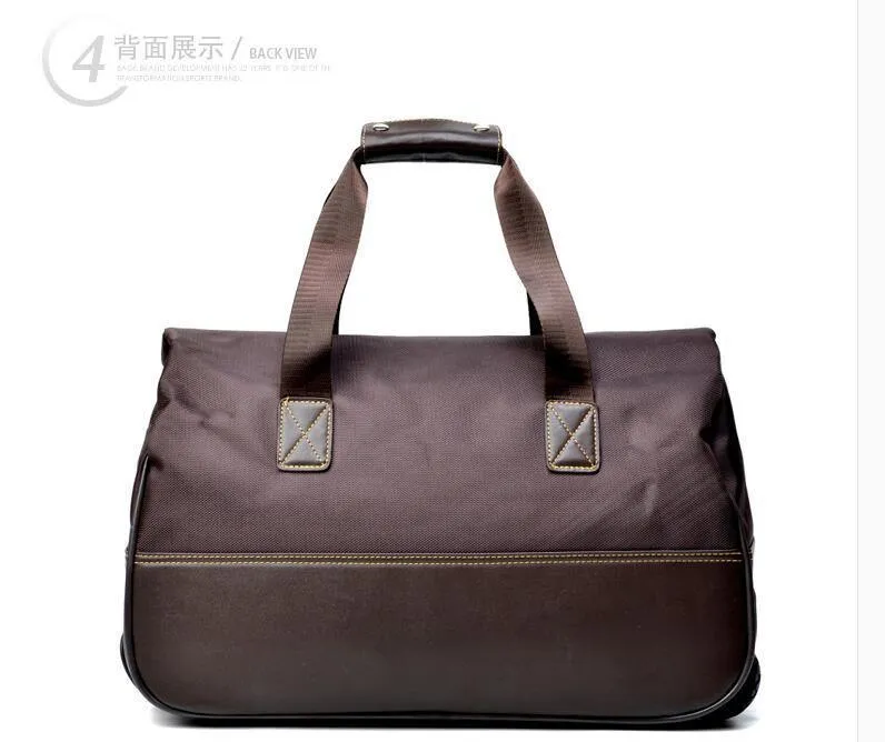 20 Zoll Gepäck Taschen Trolley Reisetasche auf Rädern für Frauen Männer Koffer auf Rädern Travel Duffle Cabin Travel Rolling Baggage Taschen