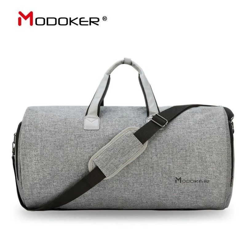 Kleidersack für die Reise mit Schultergurt, Seesack, Handgepäck, Hängekoffer, Kleidung, Businesstasche, mehrere Taschen