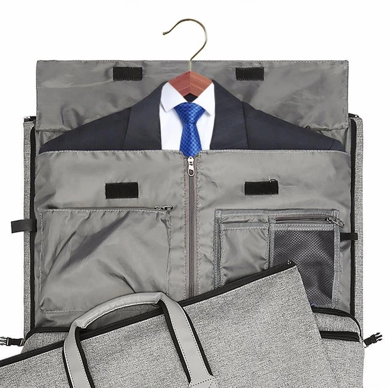 Kleidersack für die Reise mit Schultergurt, Seesack, Handgepäck, Hängekoffer, Kleidung, Businesstasche, mehrere Taschen