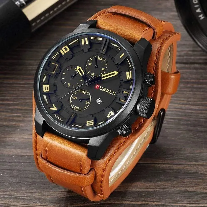 Herrenuhren Top-Marke Luxury Fashion & Casual Business Quarzuhr Date Wasserdichte Armbanduhr Hodinky Relogio Masculino