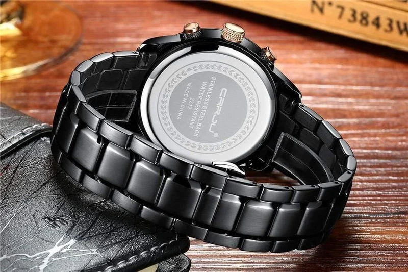 Männer Uhr 30m Wasserdicht Herren Uhren Top Brand Luxus Stahl Uhr Chronograph Männliche Uhr Saat uhren hombre