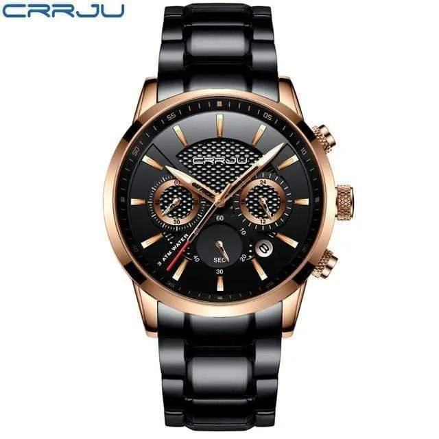 Männer Uhr 30m Wasserdicht Herren Uhren Top Brand Luxus Stahl Uhr Chronograph Männliche Uhr Saat uhren hombre