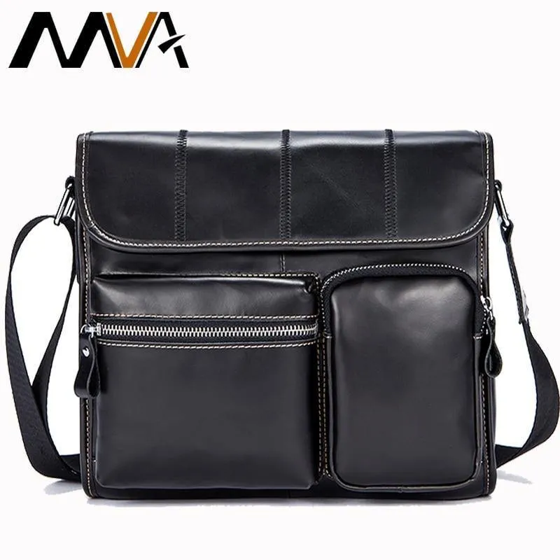 Leder Männer Taschen Casual Business Reise Herren Messenger Bag Vintage männer Umhängetaschen bolsas männlichen 380