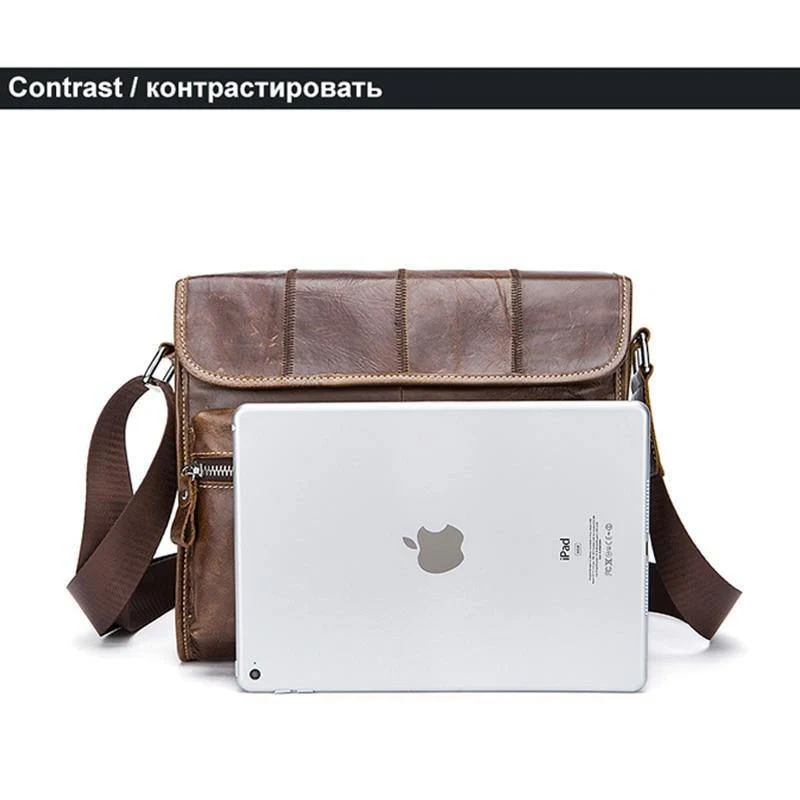 Leder Männer Taschen Casual Business Reise Herren Messenger Bag Vintage männer Umhängetaschen bolsas männlichen 380