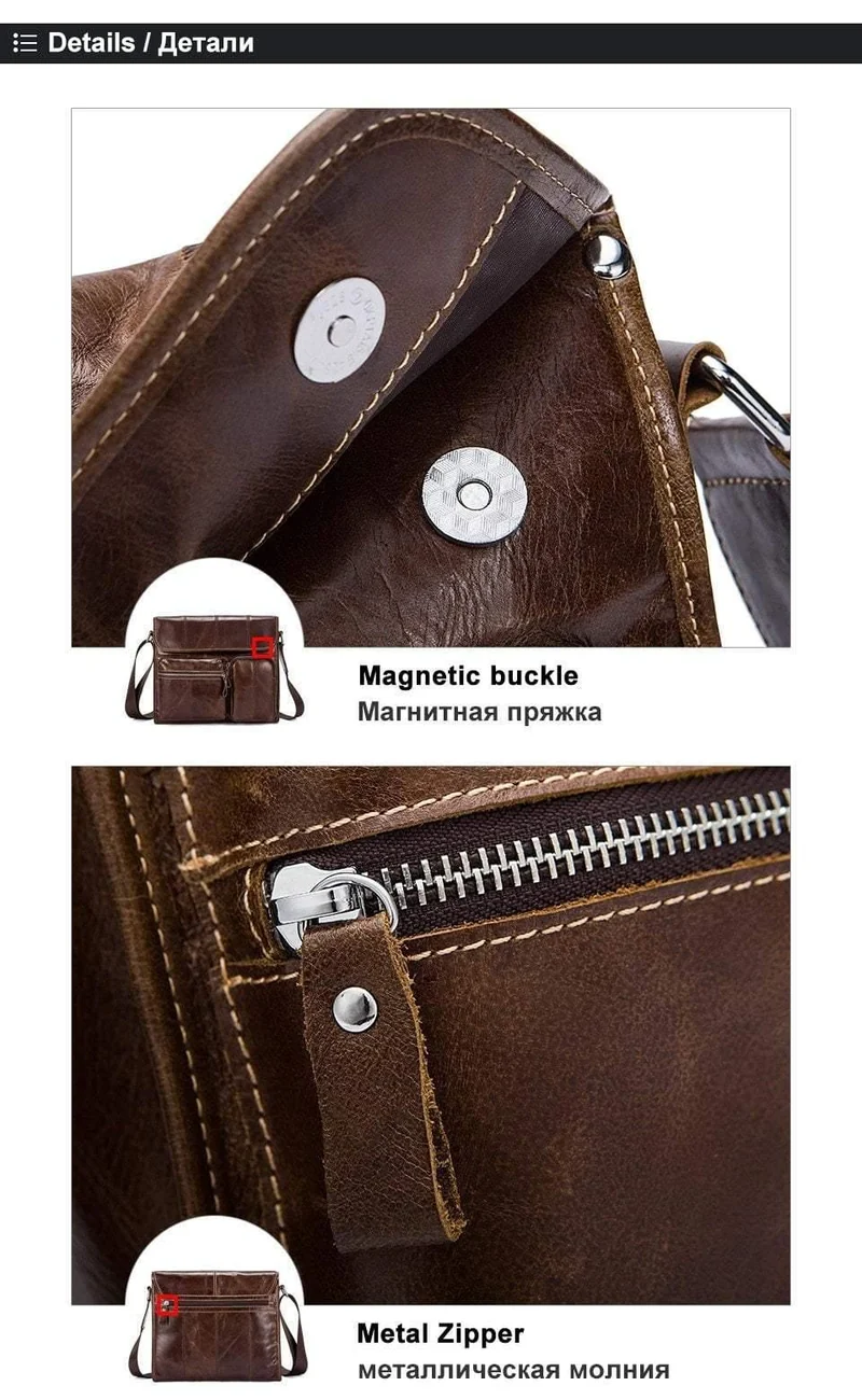 Leder Männer Taschen Casual Business Reise Herren Messenger Bag Vintage männer Umhängetaschen bolsas männlichen 380