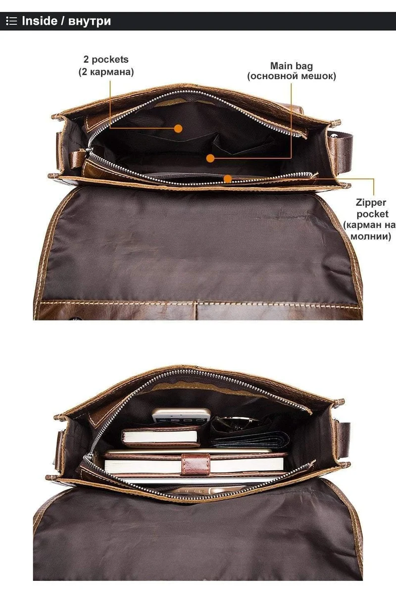 Leder Männer Taschen Casual Business Reise Herren Messenger Bag Vintage männer Umhängetaschen bolsas männlichen 380