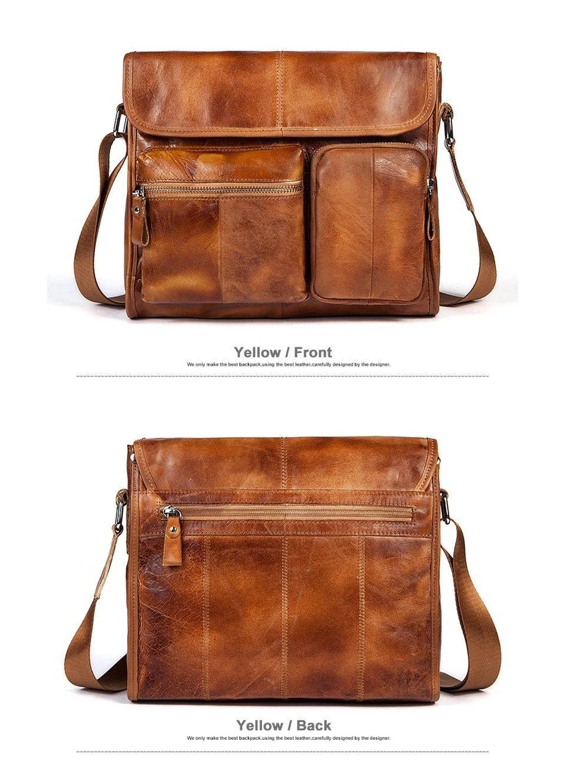 Leder Männer Taschen Casual Business Reise Herren Messenger Bag Vintage männer Umhängetaschen bolsas männlichen 380