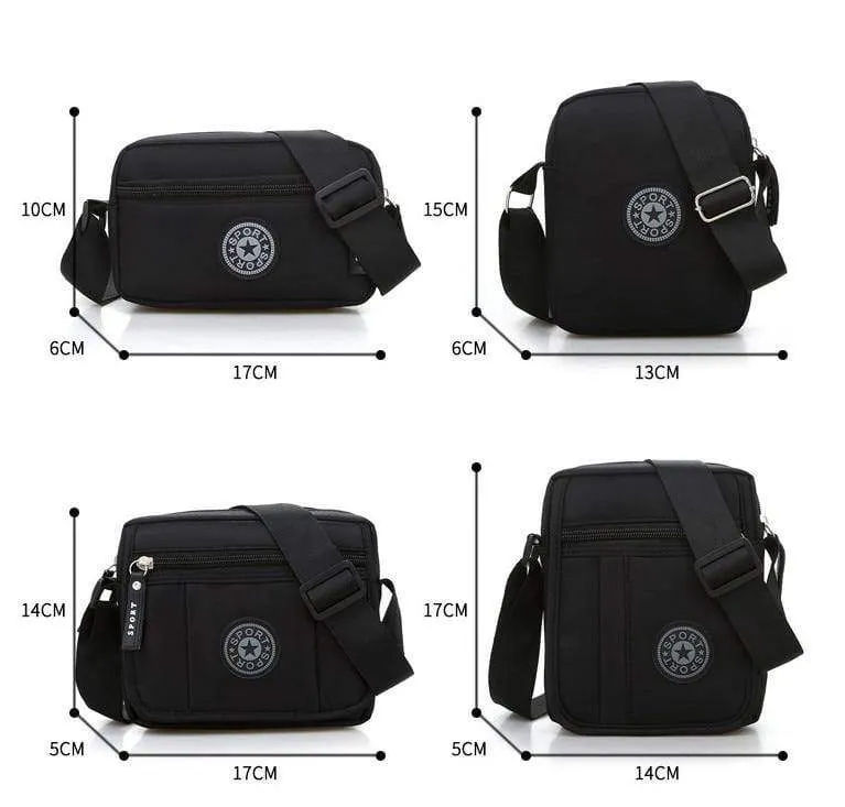 Herren-Einkaufshandtaschen! Passende männliche feste kleine Schulter- und Umhängetaschen, vielseitiger, fester, lässiger Nylon-Flap-Carrier