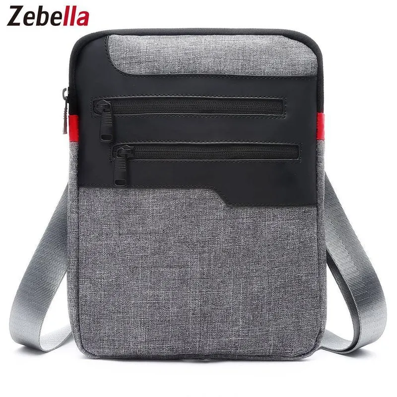 Casual Herren Messenger Schultertasche für iPad Satchel Nylon Reise Business Aktentasche Brust Pack Handtasche Sacoche Homme