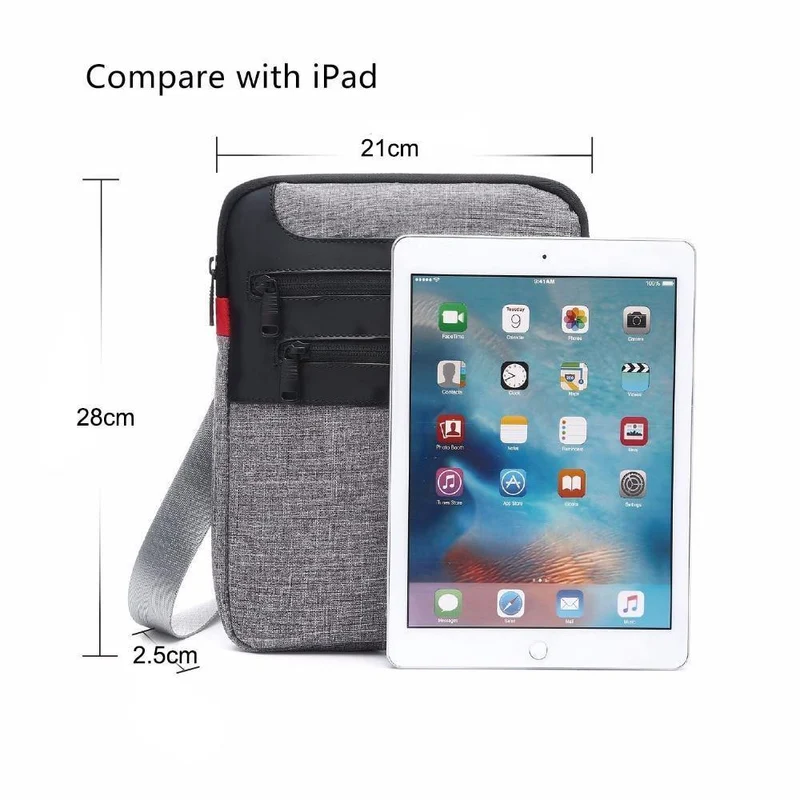 Casual Herren Messenger Schultertasche für iPad Satchel Nylon Reise Business Aktentasche Brust Pack Handtasche Sacoche Homme