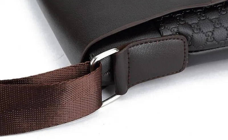 Business Leder Herren Messenger Bags Werbe Kleine Umhängetasche Vintage Umhängetasche Casual Man Bag LJ-0573