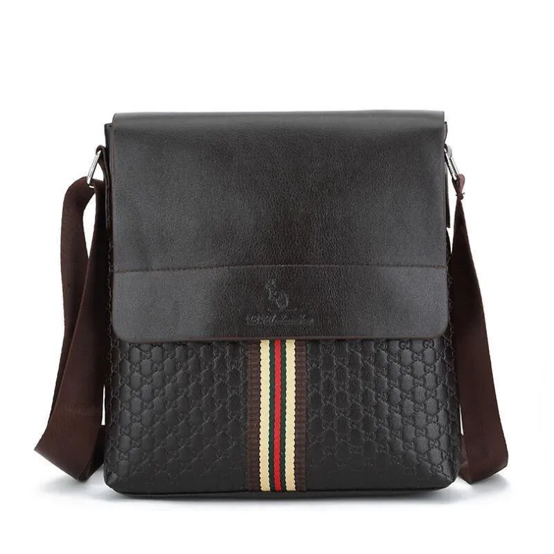 Business Leder Herren Messenger Bags Werbe Kleine Umhängetasche Vintage Umhängetasche Casual Man Bag LJ-0573