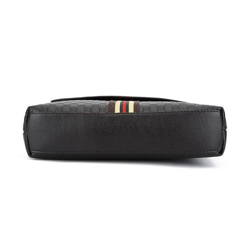 Business Leder Herren Messenger Bags Werbe Kleine Umhängetasche Vintage Umhängetasche Casual Man Bag LJ-0573
