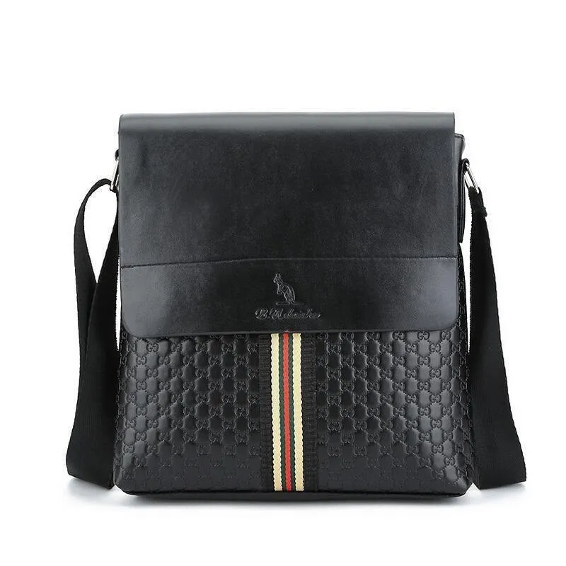 Business Leder Herren Messenger Bags Werbe Kleine Umhängetasche Vintage Umhängetasche Casual Man Bag LJ-0573