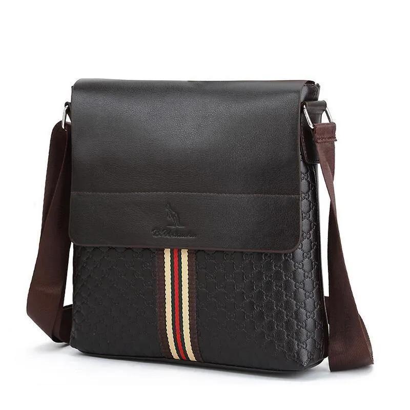 Business Leder Herren Messenger Bags Werbe Kleine Umhängetasche Vintage Umhängetasche Casual Man Bag LJ-0573
