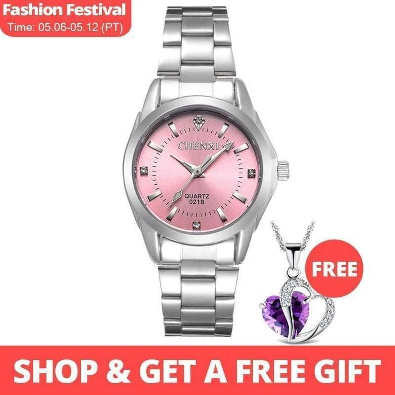 Luxus Damen Casual Uhren wasserdichte Uhr Damen Mode Kleid Strass Uhr