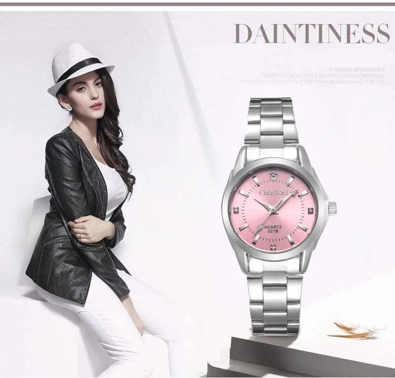 Luxus Damen Casual Uhren wasserdichte Uhr Damen Mode Kleid Strass Uhr