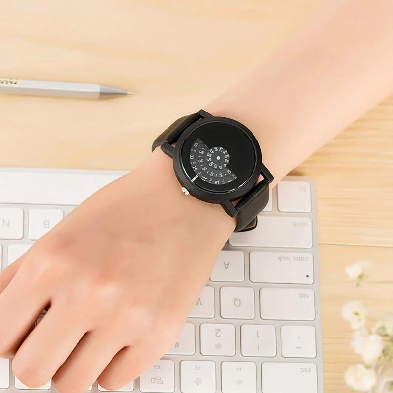 Design Armbanduhr Kamera Konzept kurze einfache spezielle digitale Scheiben Hände Mode Quarzuhren für Männer, Frauen