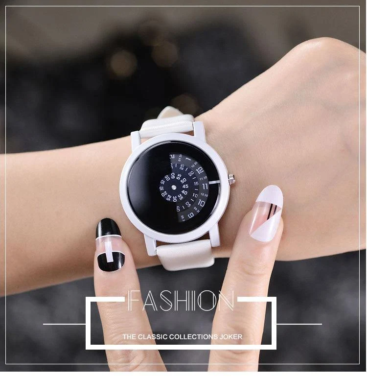 Design Armbanduhr Kamera Konzept kurze einfache spezielle digitale Scheiben Hände Mode Quarzuhren für Männer, Frauen