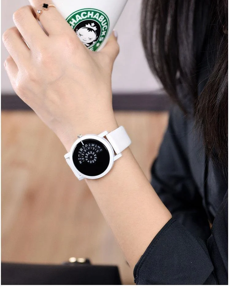 Design Armbanduhr Kamera Konzept kurze einfache spezielle digitale Scheiben Hände Mode Quarzuhren für Männer, Frauen