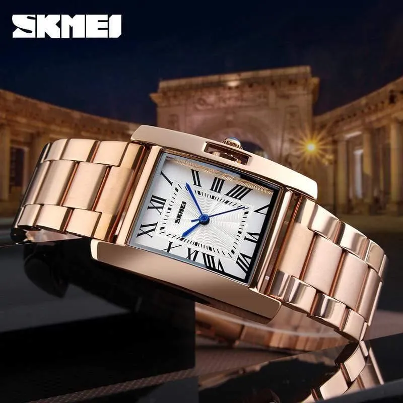 Damenuhr Uhr Damenuhren Luxus Edelstahl Analog Quarzuhr Damen Relogio feminino Montre Femme