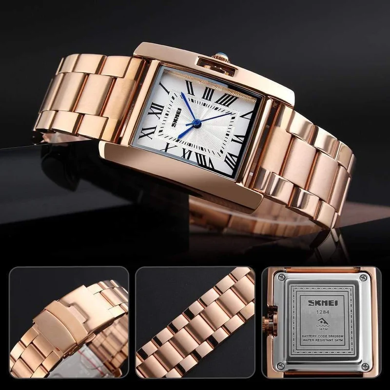 Damenuhr Uhr Damenuhren Luxus Edelstahl Analog Quarzuhr Damen Relogio feminino Montre Femme