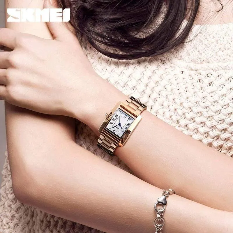 Damenuhr Uhr Damenuhren Luxus Edelstahl Analog Quarzuhr Damen Relogio feminino Montre Femme