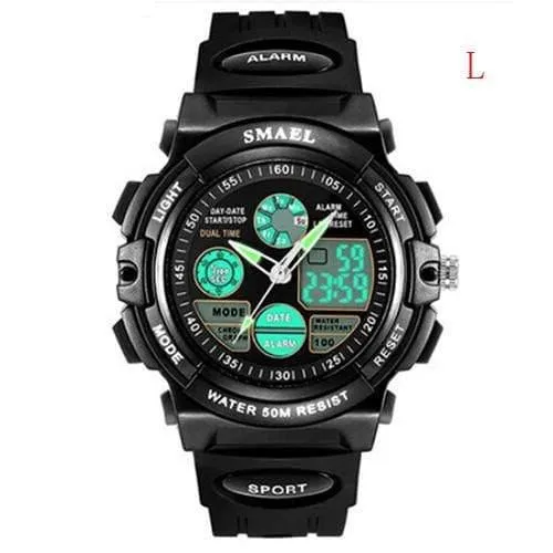 Digitaluhr Kids Boy SMAEL Kinderuhr für Jungen und Mädchen Geschenk Sportuhr Wasserdicht 0508 Kinderuhren Digital Children