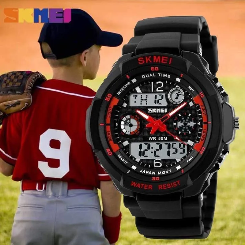 Kinderuhren Sport Mode LED Quarz Digitaluhr Jungen Mädchen Kinderuhr Wasserdichte Armbanduhren Kinderuhr