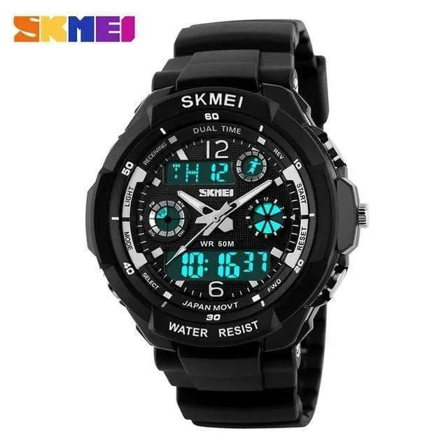 Kinderuhren Sport Mode LED Quarz Digitaluhr Jungen Mädchen Kinderuhr Wasserdichte Armbanduhren Kinderuhr