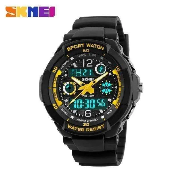 Kinderuhren Sport Mode LED Quarz Digitaluhr Jungen Mädchen Kinderuhr Wasserdichte Armbanduhren Kinderuhr